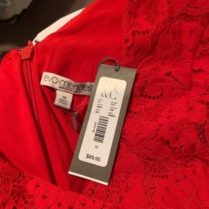 Eva Mendes 1x lace dress